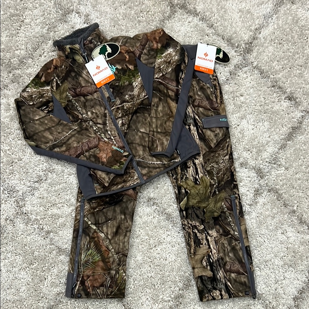 Nomad Camo Hunting Jacket and Pants Set